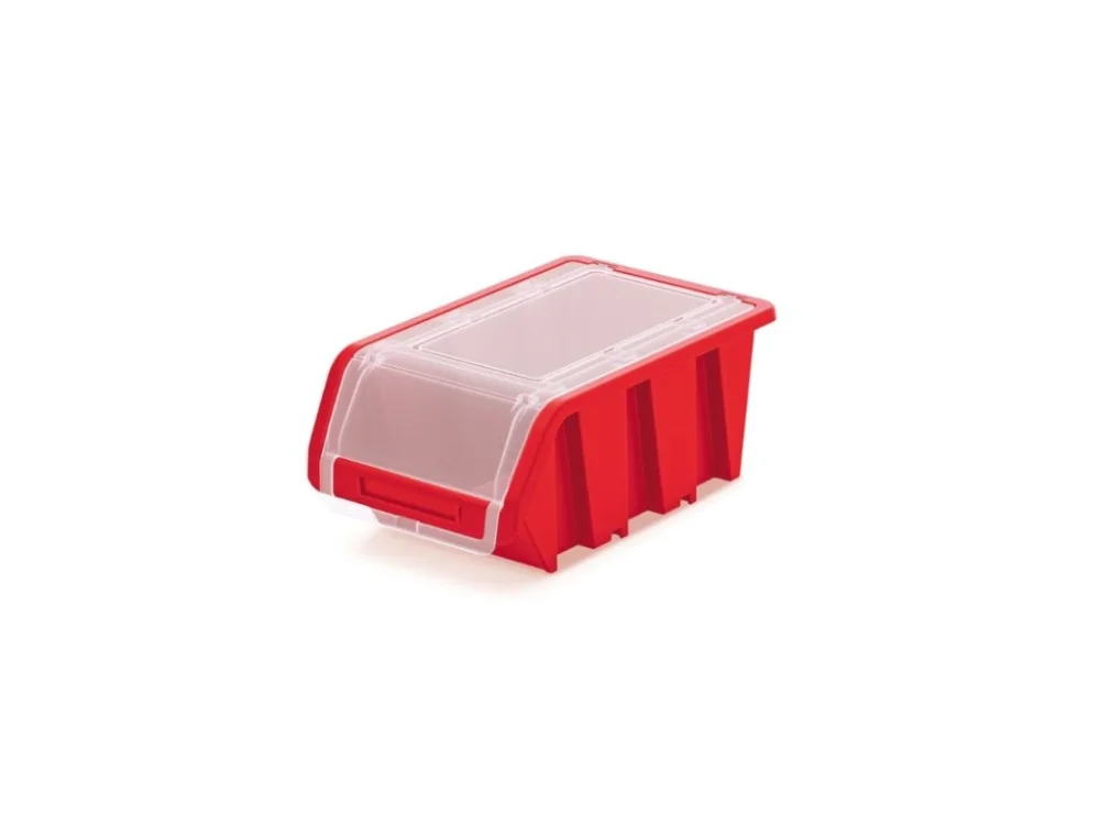 Plastový úložný box uzavíratelný TRUCK PLUS 195 x 120 x 90 mm červený Akční Nabídka