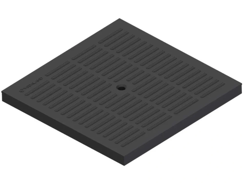 Pouze Dnes Poklop pochozí A15 pro revizní šachtu VODALAND BASE plastový 300 x 300 mm černý