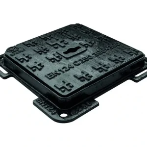 Akční Cena Poklop pojezdový C250 pro revizní šachtu DAKOTA litinový s rámem 550 x 550 mm černý