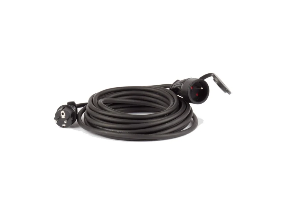 Originální Prodlužovací kabel 10 m 230V - černá guma