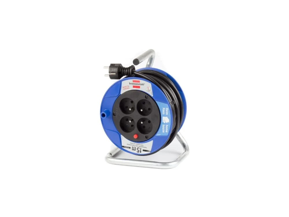 Prodlužovací kabel buben 4 x 230 V - 15 m IP20 Must-Have