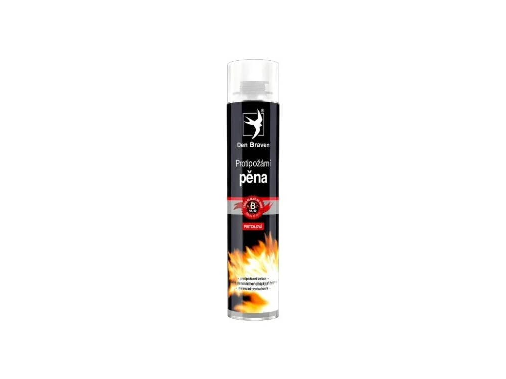 Dokud Zásoby Vydrží Protipožární pěna pistolová 750 ml červená Den Braven