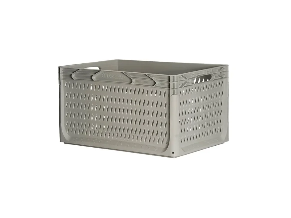 Průmyslový box perforovaný LINEA EUROBOX 32 x 40 x 60 cm šedý Cenový Hit