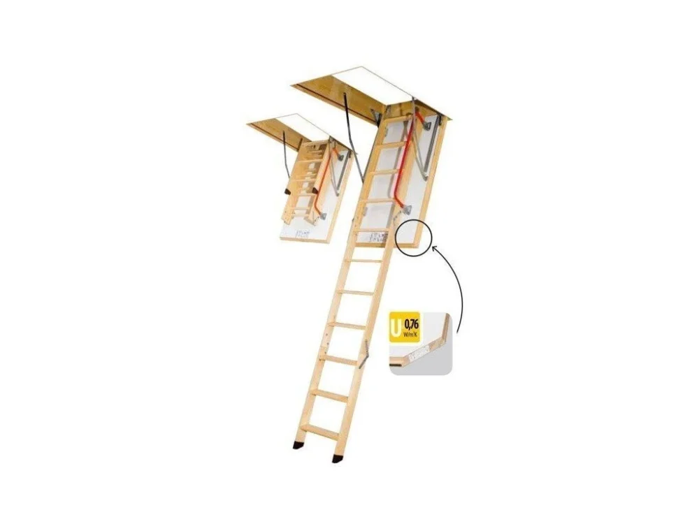 Půdní schody FAKRO skládací LTK Energy 70 x 130 cm (3-dílné / 280 cm) Top Prodej
