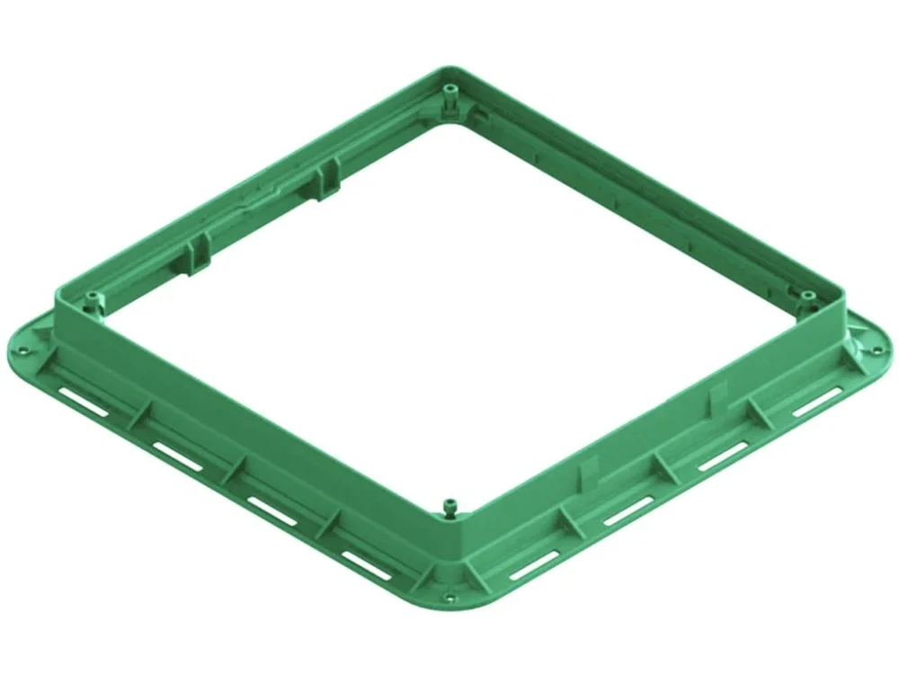 Omezená Nabídka Rám pro poklop pochozí VODALAND A15 plastový 700 x 700 mm zelený