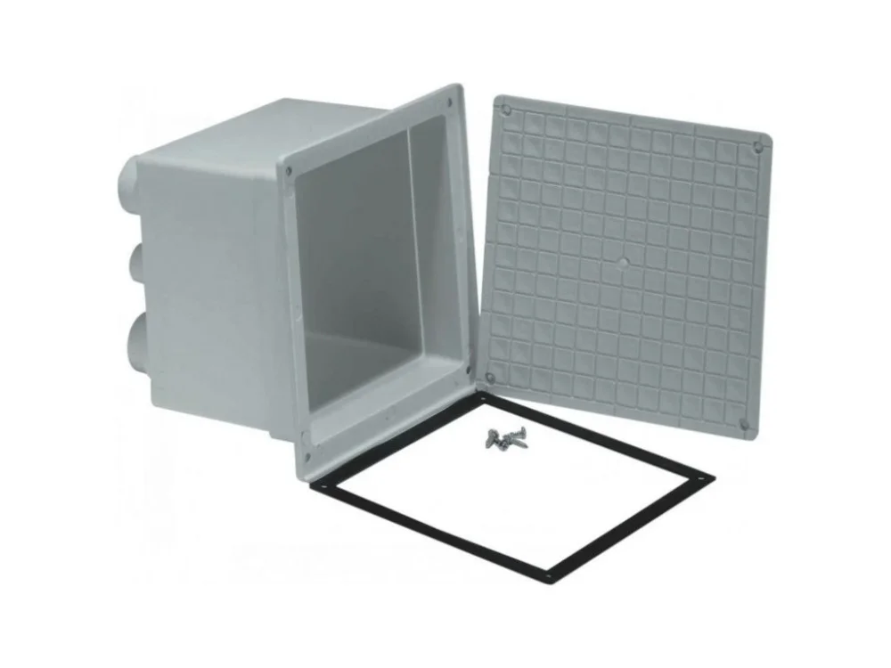 Revizní kabelová šachta DAKOTA ELEKTRO plastová 250 x 250 mm šedá Vysoce Kvalitní