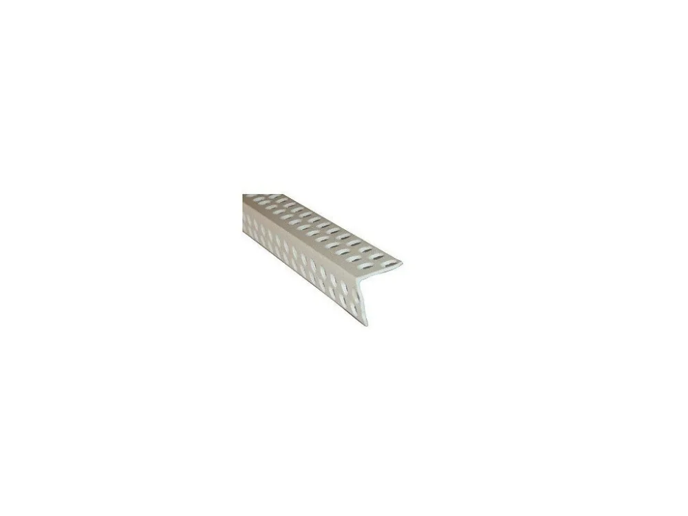 Rohová lišta PVC bez tkaniny PROSTÁ 25x25mm x 2,5m Zlevněný