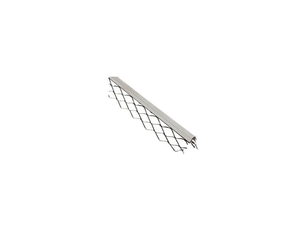 Cenový Hit Rohový omítkový profil 34 x 34 mm pozinkovaný 2,5 m s PVC hranou