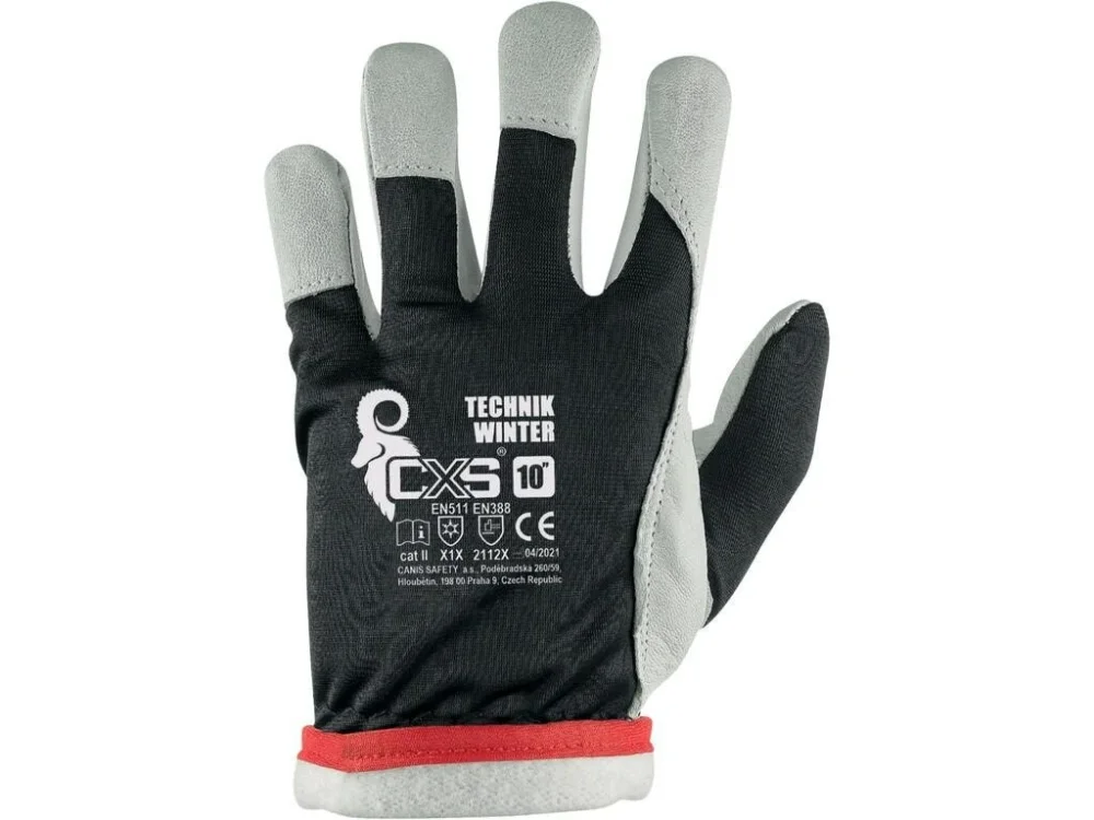 Rukavice zimní CXS Winter technik kombinované velikost 10 Novinka