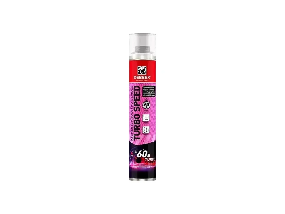 Rychleschnoucí PU lepidlo TURBO SPEED 750 ml žluté pistolová dóza Pouze Dnes