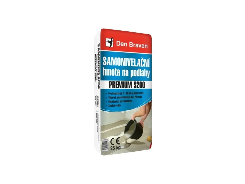 Víkendová Akce Samonivelační hmota na podlahy PREMIUM S200 25 kg