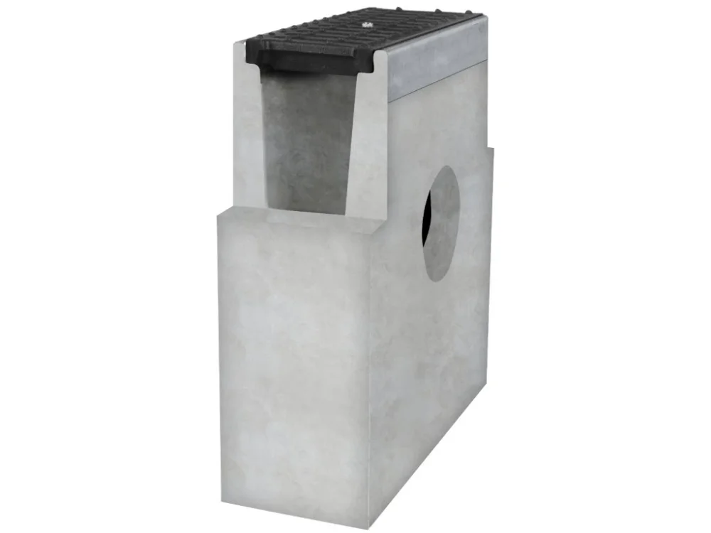 Sběrná betonová vpusť BIELBET C250 s litinovou mříží 333 x 145 x 450 mm 160 mm Odeslání Ihned
