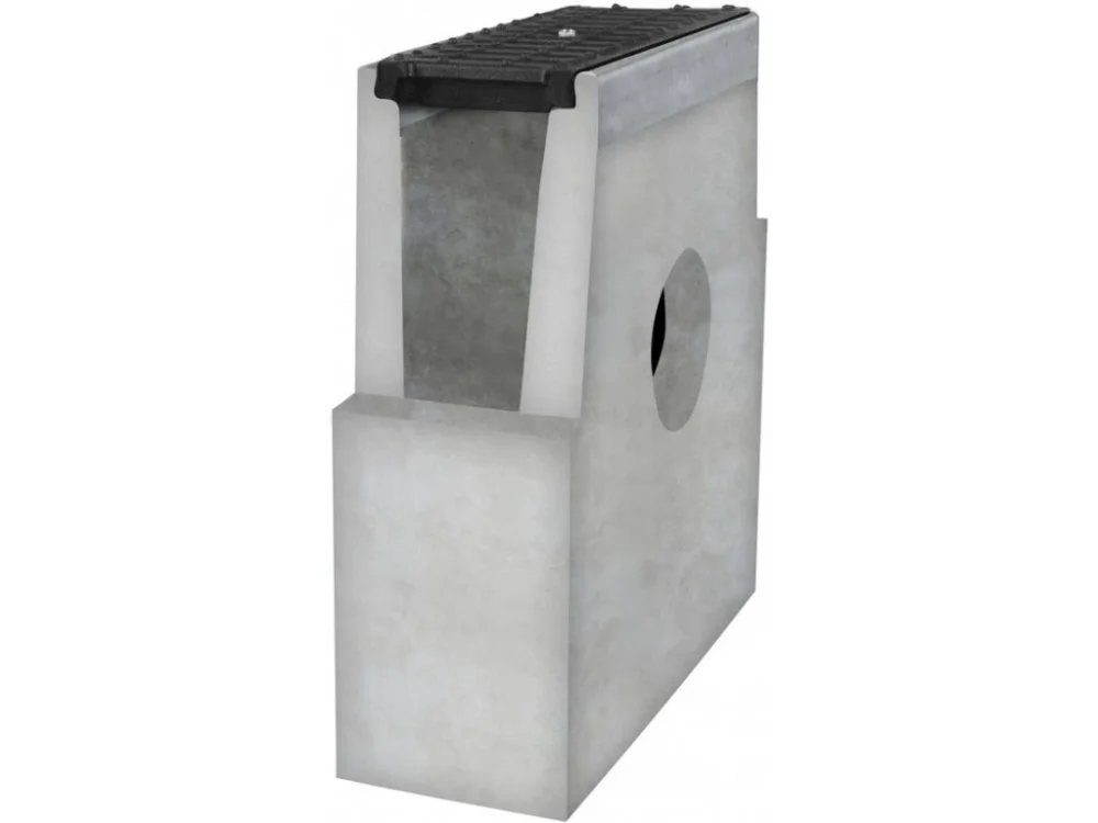 Přímo Od Výrobce Sběrná betonová vpusť BIELBET C250 s litinovou mříží 333 x 145 x 450 mm 200 mm