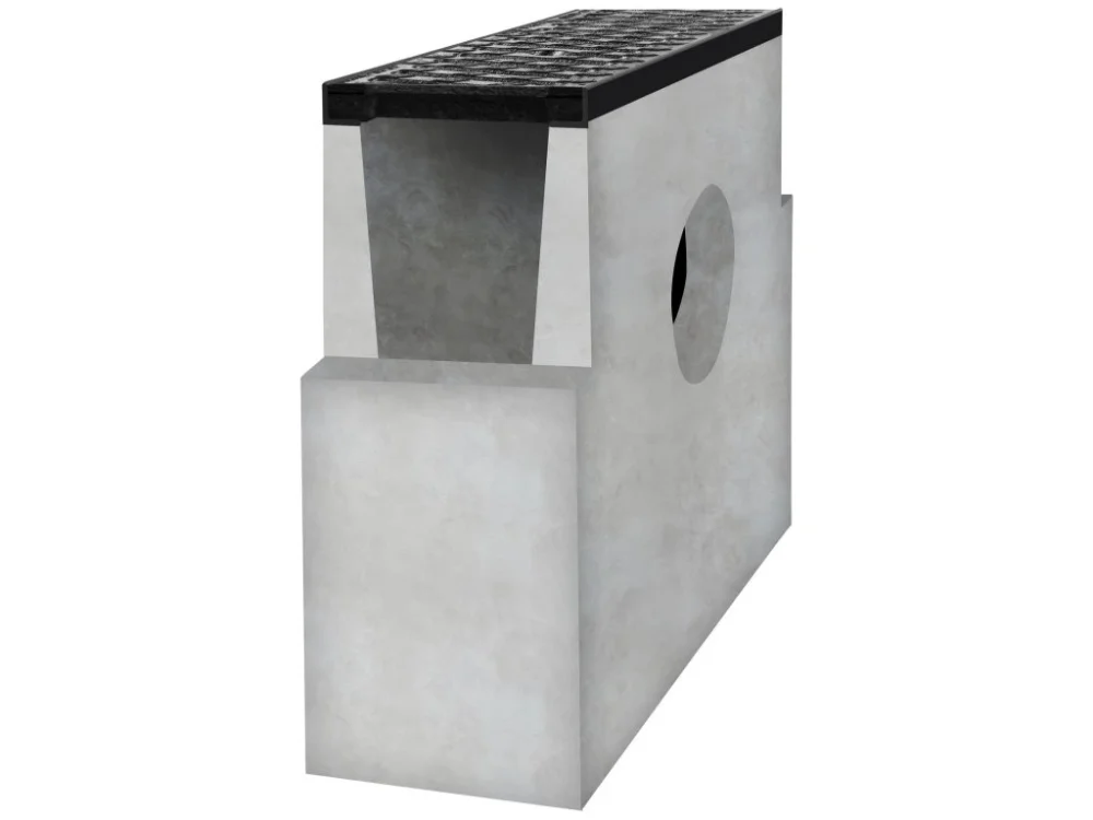 Sběrná betonová vpusť BIELBET D400 s litinovou mříží 500 x 250 x 700 mm 200 mm Koupit Online