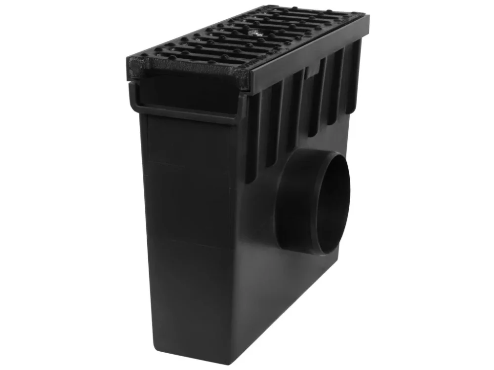 Sběrná plastová vpusť BIELBET B125 s litinovou mříží 333 x 130 x 300 mm 55 mm Sleva