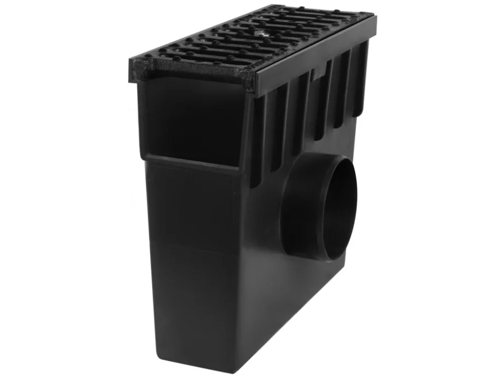 Sběrná plastová vpusť BIELBET C250 s litinovou mříží 333 x 130 x 300 mm 105 mm Cenově Výhodný