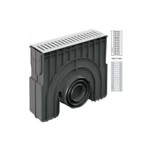 Akce Sběrná plastová vpusť TECHNODRAIN NEO 150H A15 s pozinkovanou mříží 500 x 200 x 445 mm