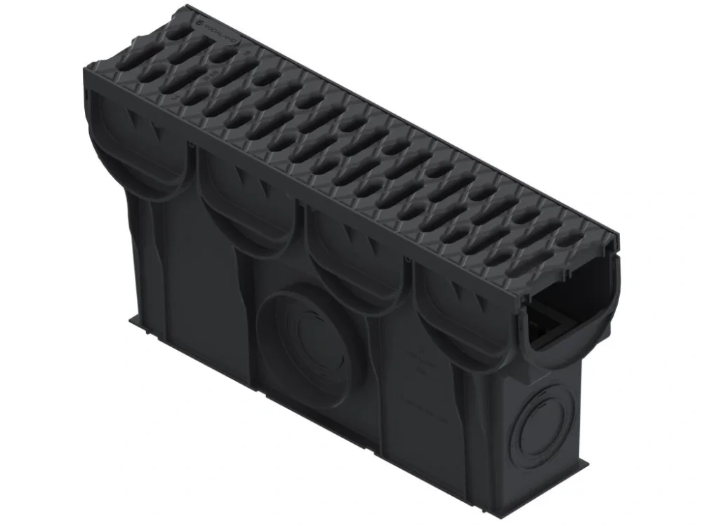 Sběrná plastová vpusť VODALAND EASY A15 s plastovou mříží 500 x 125 x 250 mm Akční Nabídka