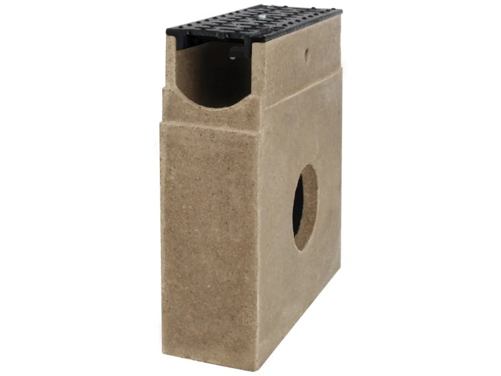 Rychlé Dodání Sběrná polymerbetonová vpusť BIELBET B125 s litinovou mříží 333 x 125 x 400 mm 100 mm
