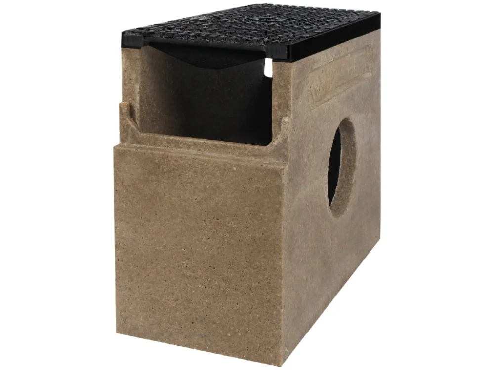 Finální Výprodej Sběrná polymerbetonová vpusť BIELBET D400 s litinovou mříží 500 x 250 x 450 mm 160 mm