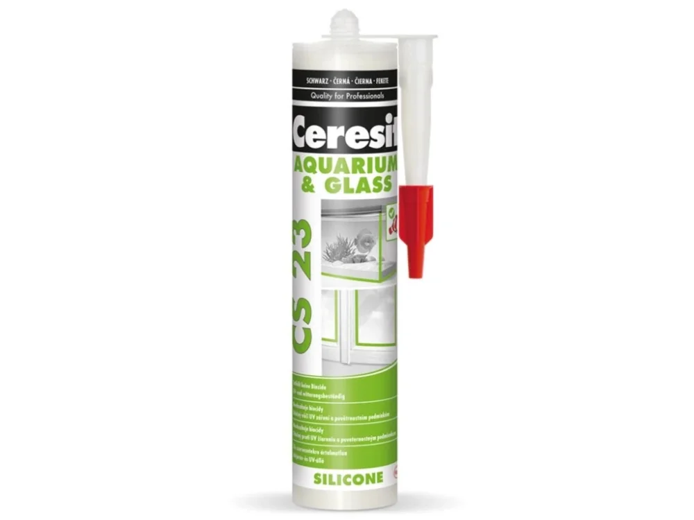 Silikon na sklo CS 23 Glass - 280 ml černý Ceresit Aktuální