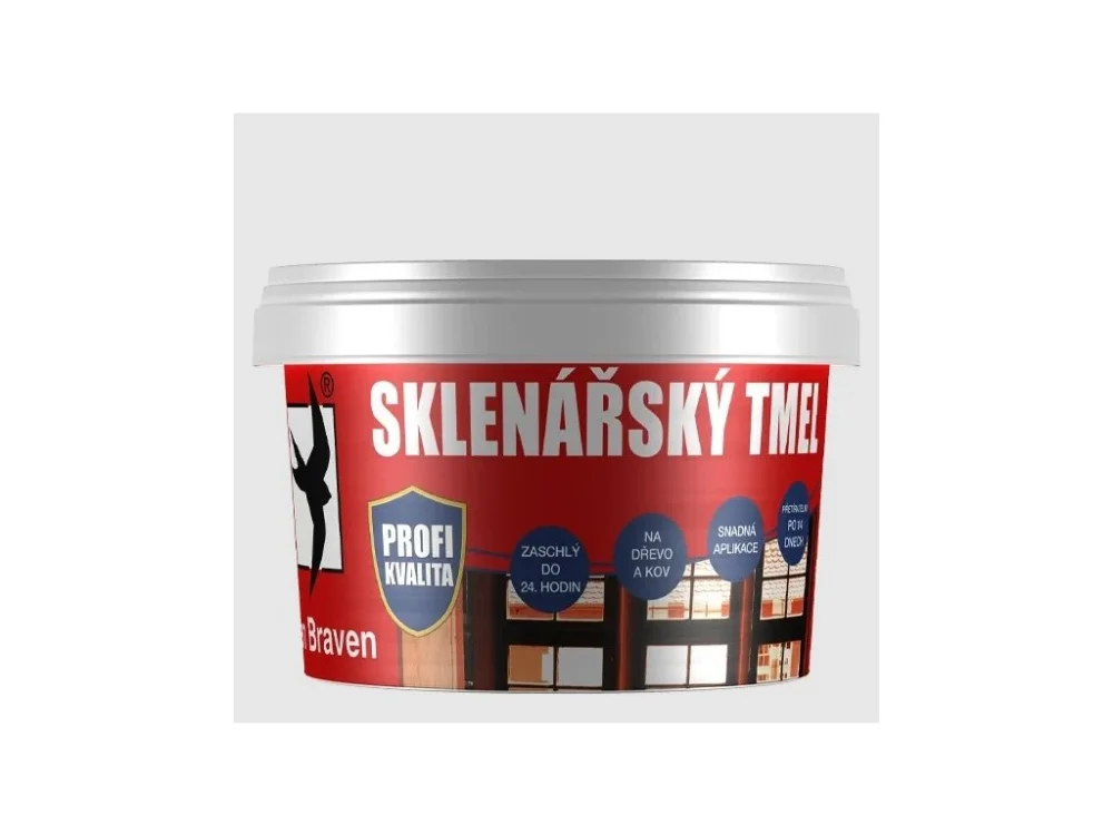 Sklenářský tmel 1000 g - Den Braven Koupit Online