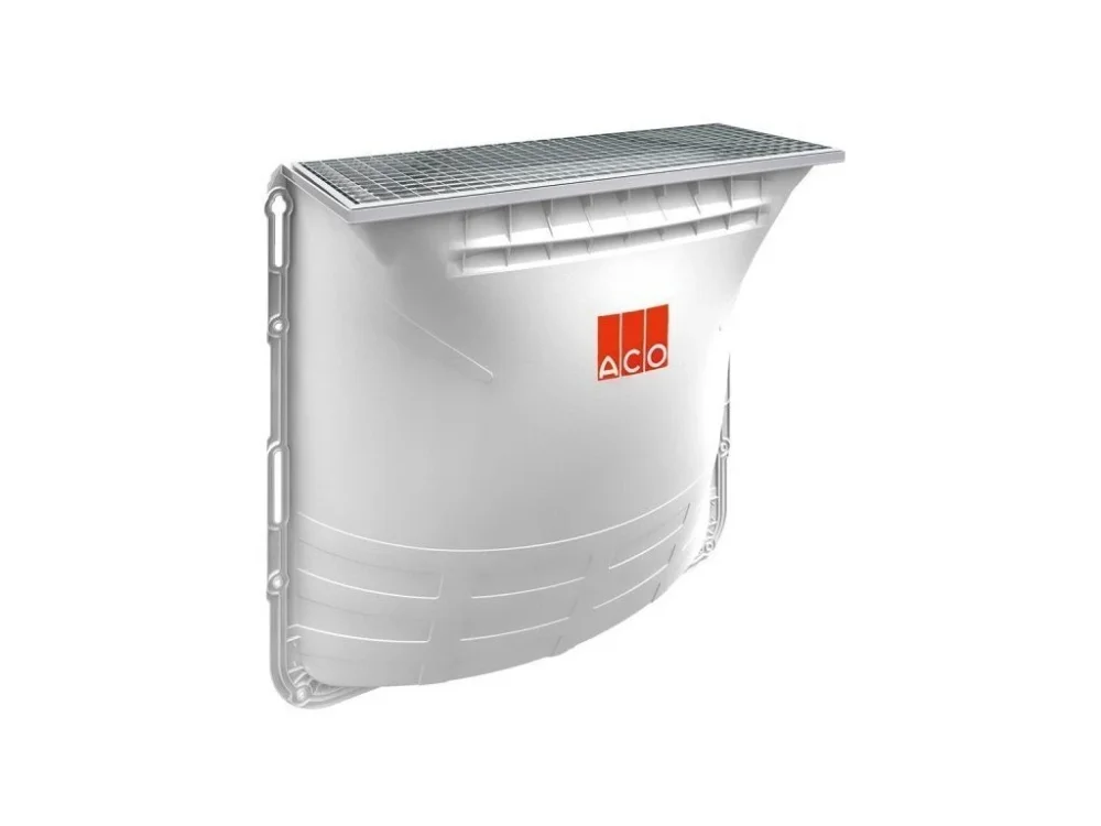 Cenově Výhodný Sklepní světlík 1000 x 1000 x 400 mm mříž oko 30/10 anglický dvorek ACO