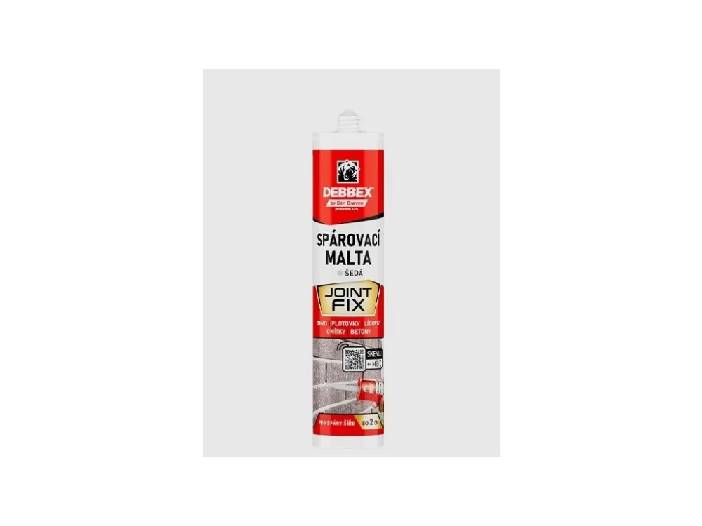 Spárovací malta šedá JOINT FIX 280 ml - Den Braven Sezónní Sleva