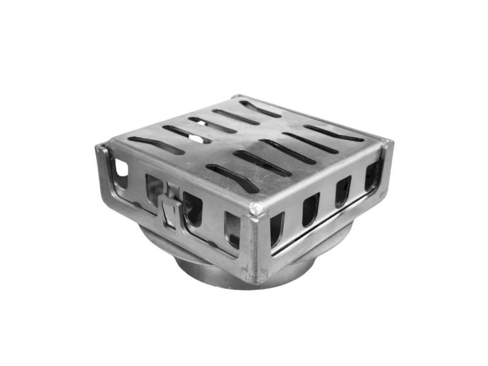 Spojka pro polymerbetonový žlab VODALAND MONO 150 x 50 mm s otvory a odtokem DN110 Omezená Nabídka