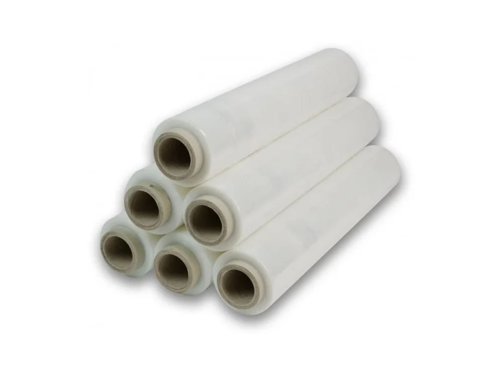 Oblíbený STRETCH FÓLIE průsvitná š. 500mm STREČOVÁ FOLIE