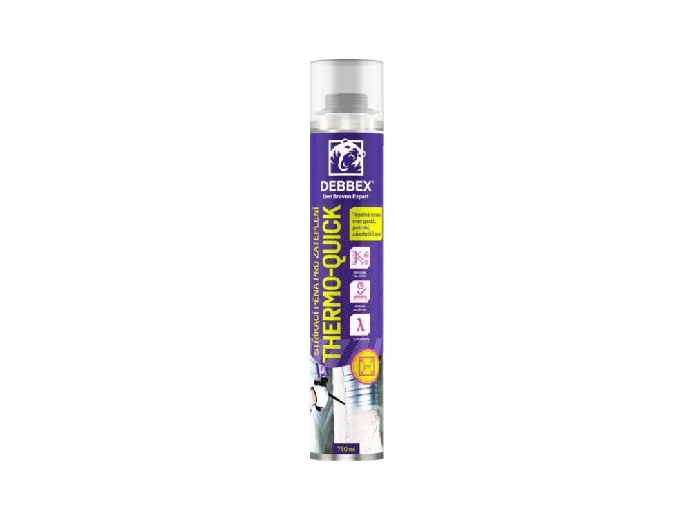 Nejlepší Cena Stříkací pěna na zateplení THERMO-QUICK 750 ml Den Braven