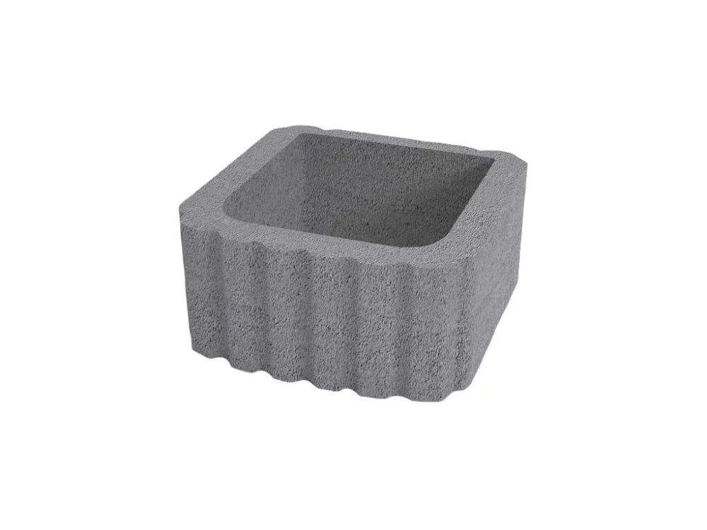 Svahová tvárnice DITON hladká 29,5 x 29,5 cm přírodní Must-Have