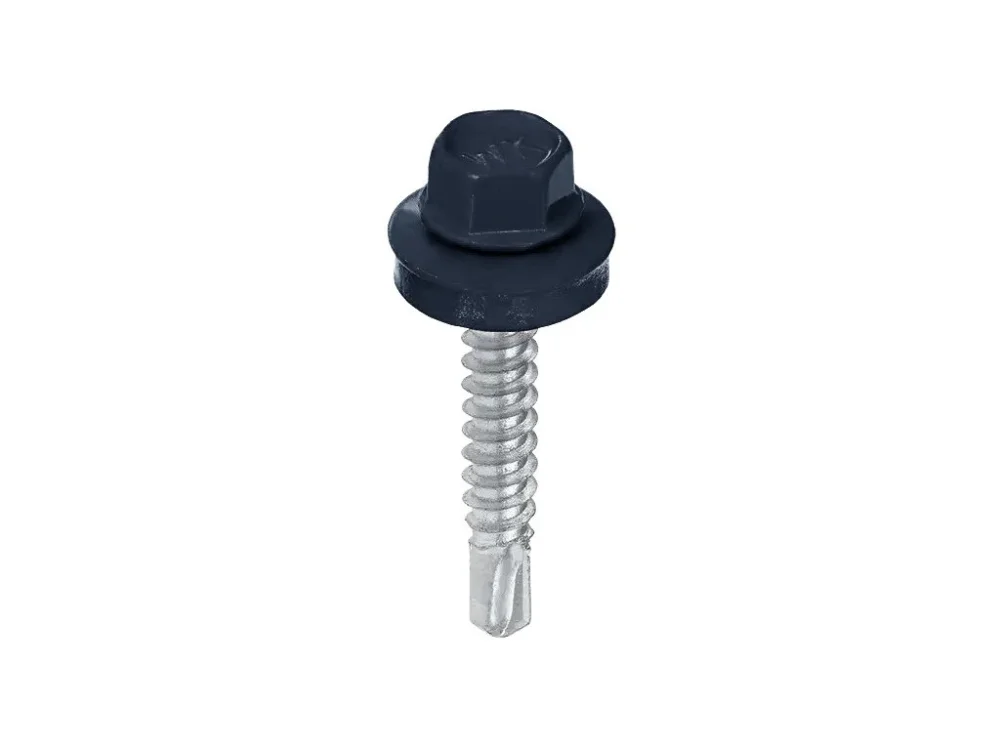 Šroub samovrtný WF 5,5 x 25 mm pro kotvení plechu do oceli 5 mm RAL 7016 250 ks Horká Nabídka