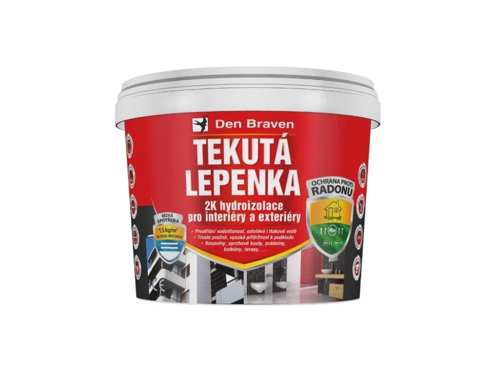 Tekutá lepenka 2K hydroizolace RL 21 kg Přímo Od Výrobce
