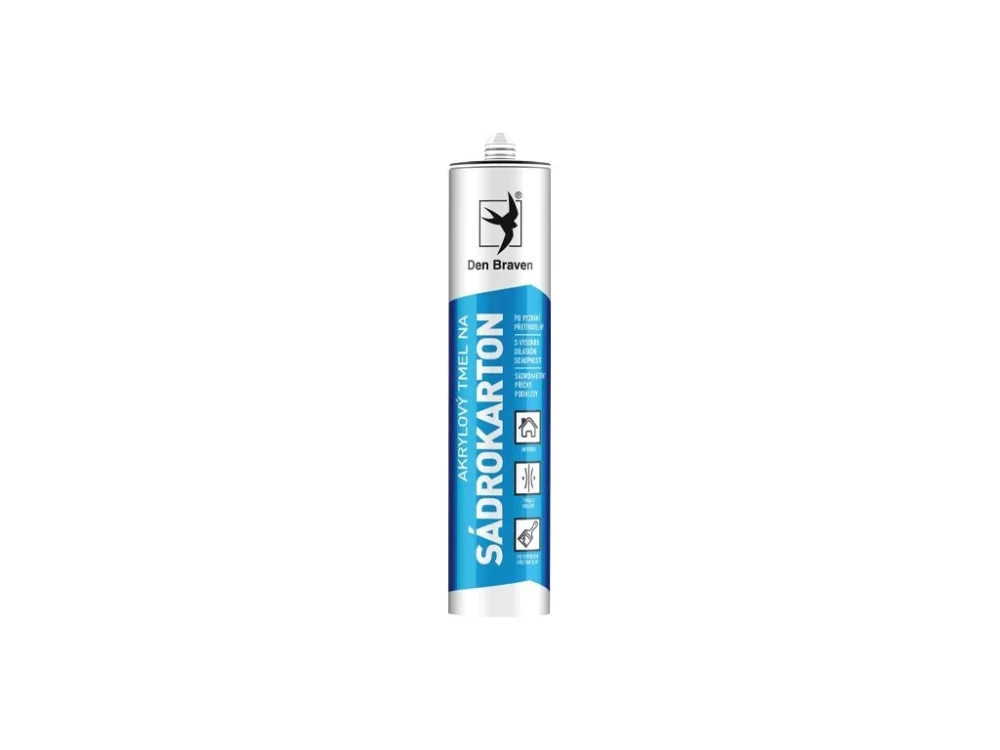 Tmel na sádrokartony AKRYLOVÝ 280 ml Den Braven Zlevněný