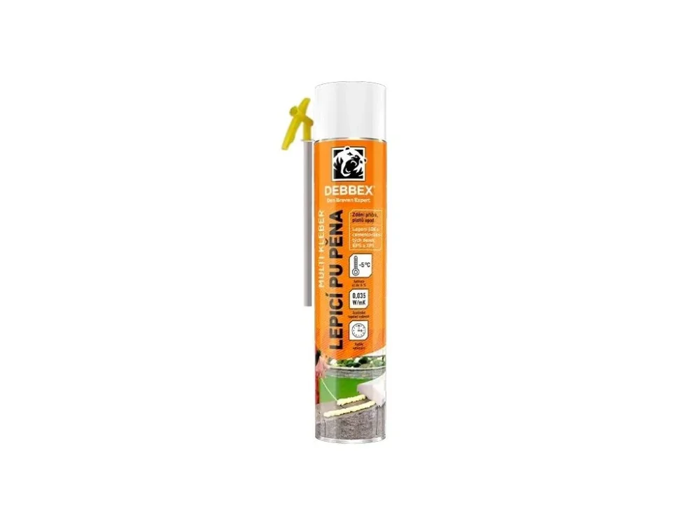 Trubičková pěna MULTI KLEBER lepidlo 825 ml Den Braven Dokud Zásoby Vydrží