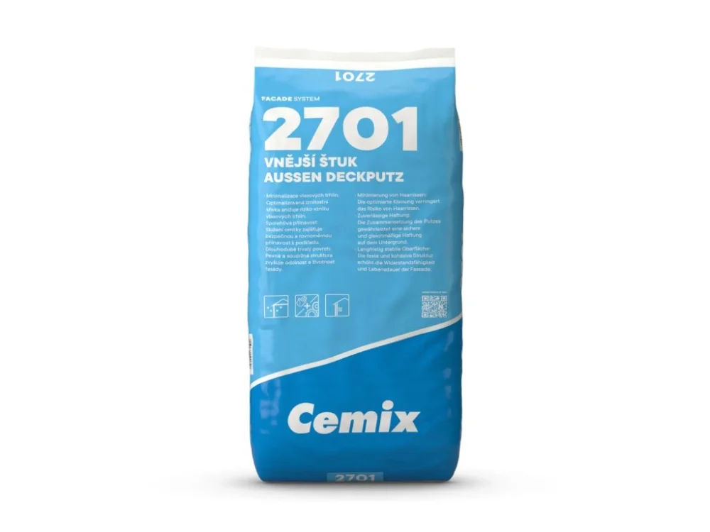 Jen Po Omezenou Doba Vnější štuk zrnitost 0,7 mm 023 CEMIX 25 kg