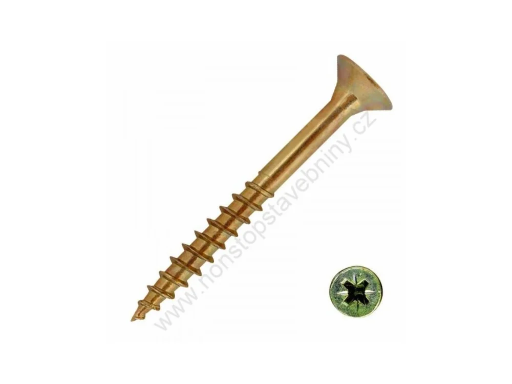Koupit Online Vrut do dřeva částečný závit 6x160mm šroub (100ks/bal)