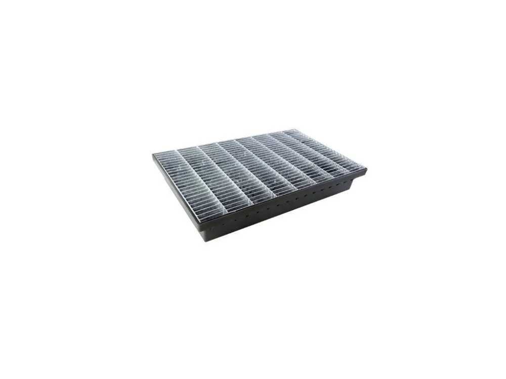 Cenově Výhodný Vstupní rohož s pozinkovanou mříží 580x365x100 odtok 50 - 110 mm