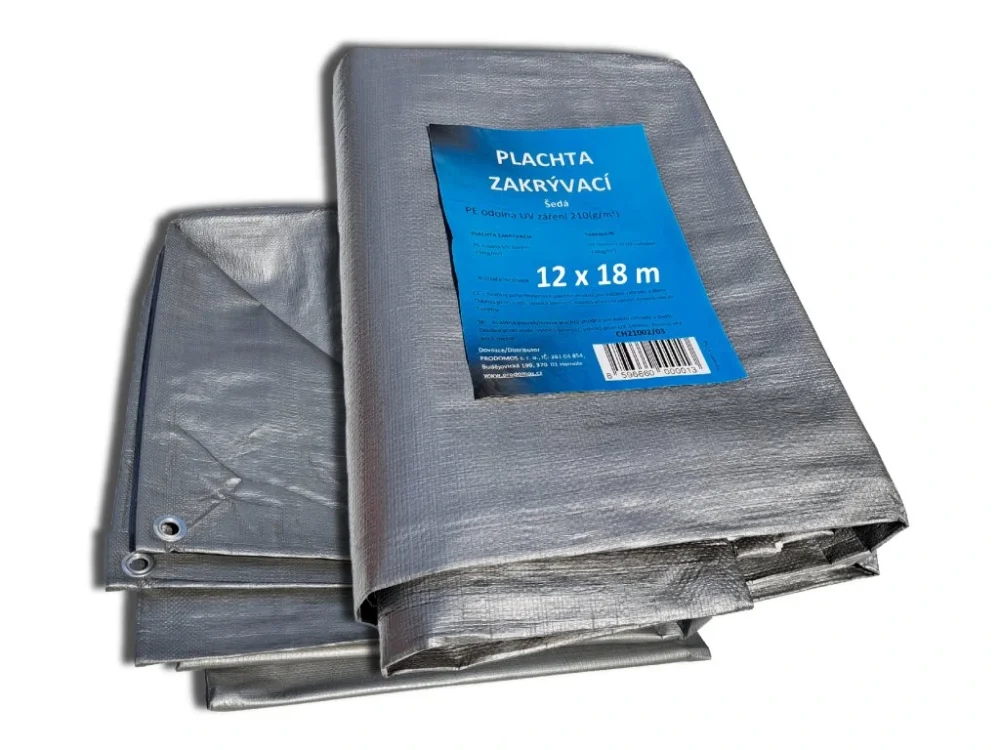 Zakrývací plachta PRODOMOS 210 g/m² 12 x 18 m Pouze Dnes