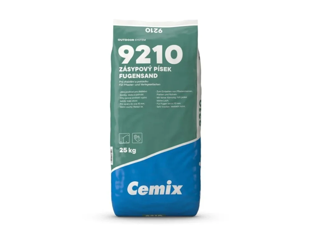 Zásypový písek CEMIX 9210 0-1 mm 25 kg Omezená Nabídka