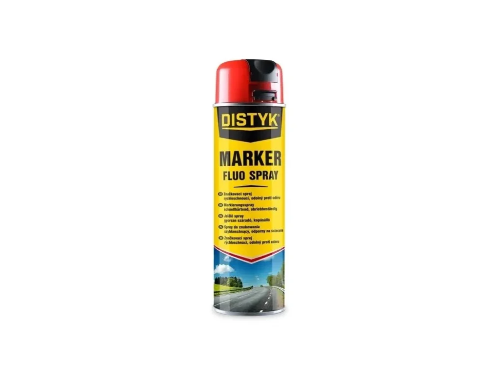 Aktuální Značkovací sprej DISTYK MARKER FLUO SPRAY 500 ml červený