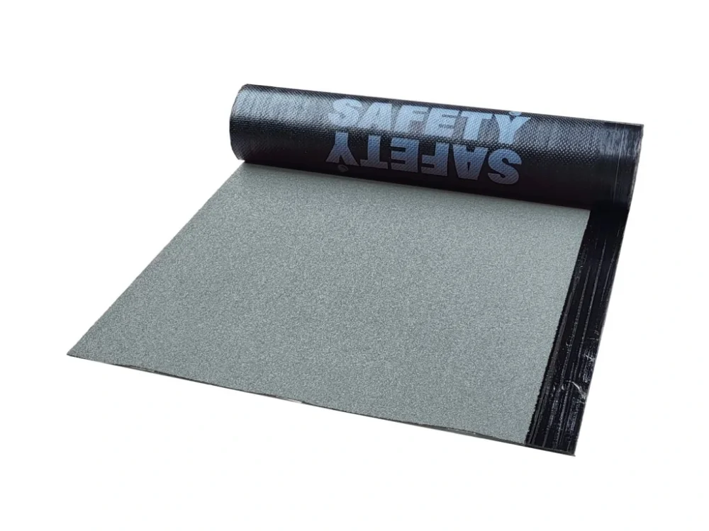 Asfaltový modifikovaný pás SAFETY PLAST COLOR světle šedý mix 4 mm (8m2/rol) Horká Nabídka