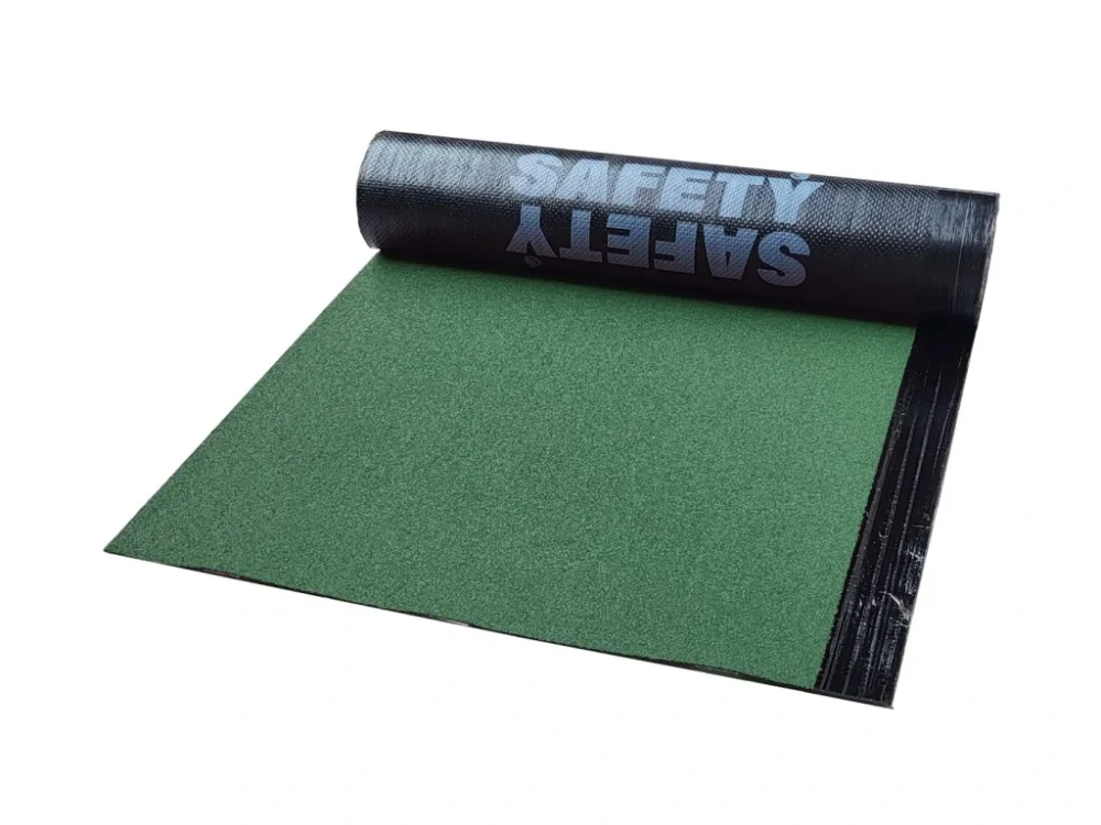 Sezónní Sleva Asfaltový modifikovaný pás SAFETY PLAST COLOR zelený mix 4 mm (8m2/rol)