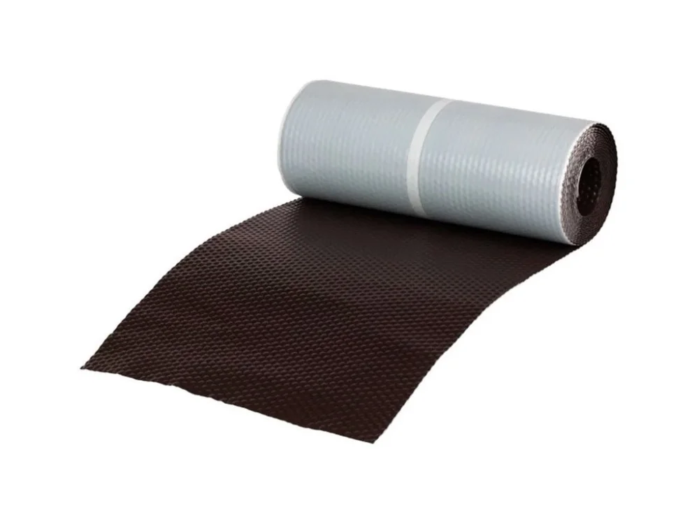 Novinka Komínový těsnící pás UNI ROLL AL 3D 300 mm x 5 m RAL 8017 čokoládová hnědá