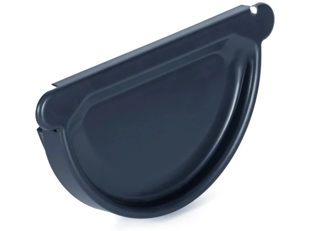 Čelo s těsněním pro okapový žlab EVROMAT 250 mm pozinkované lakované RAL 7016 antracit Koupit Online