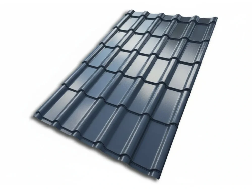 Plechová krytina Blachotrapez DIAMENT Eco Plus taška 1900 x 1200 x 0,5 mm - PLADUR LESK RAL 7016 antracitová Speciální Cena