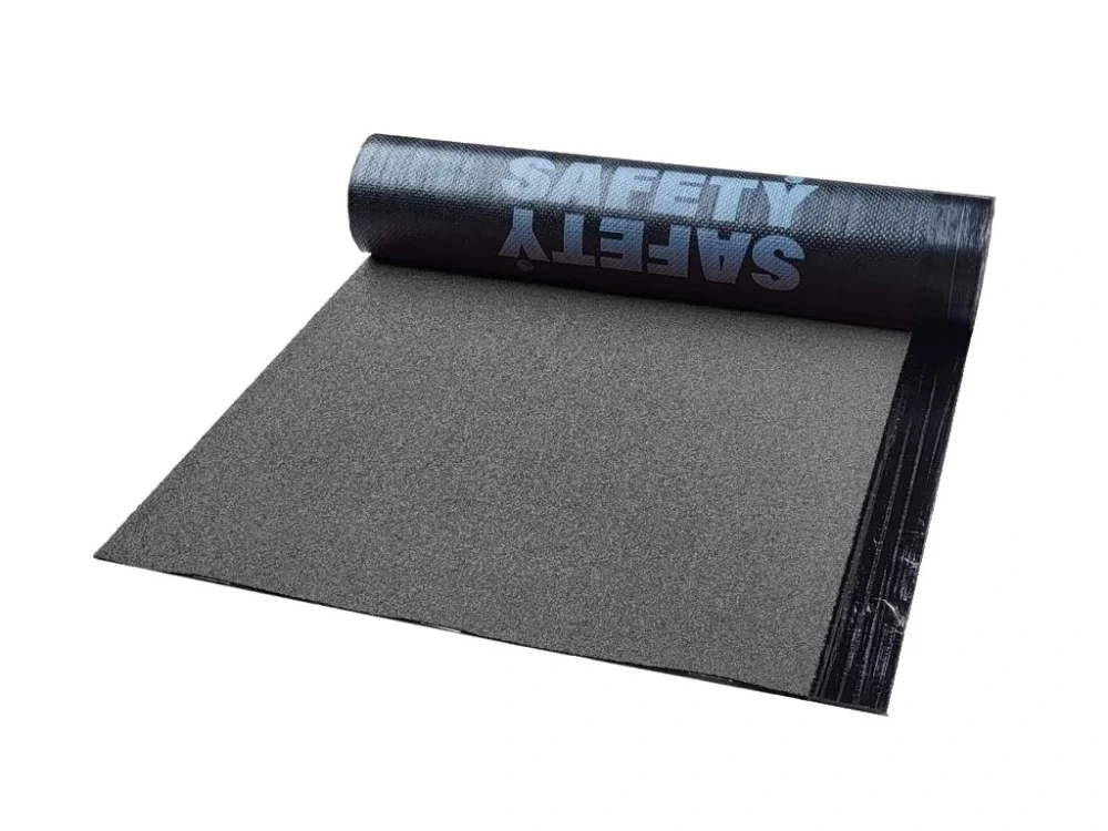 Finální Výprodej Asfaltový modifikovaný pás SAFETY PLAST COLOR BASALT tmavě šedý 4 mm (8m2/rol)