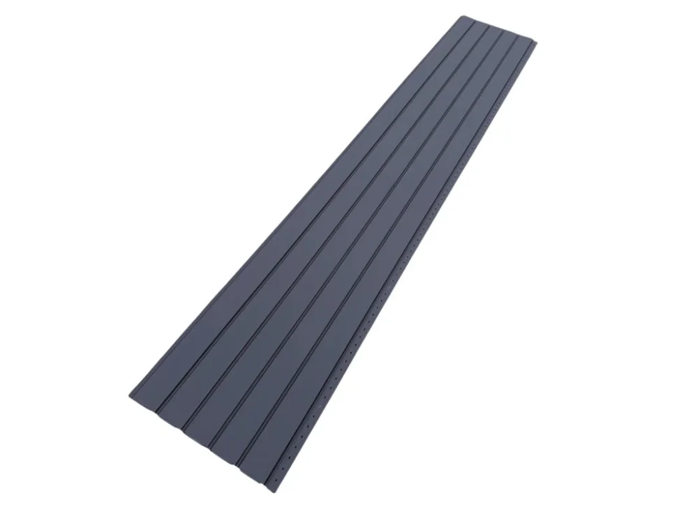 Cenově Výhodný Střešní plechový podhled PLNÝ 506 / 3000 mm ANTRACIT (Ultramat 7016)