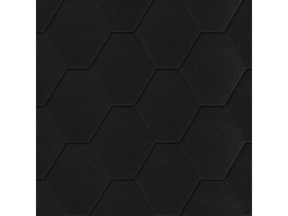 Autentický Samolepící střešní asfaltový šindel UNI STRONG HEXAGONAL grafit